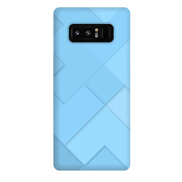 Galaxy Note 8 StrongFit blue shade blocks  by MALLIKA