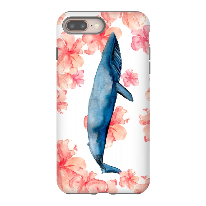 iPhone 7 plus StrongFit Floral Sea by Amaya Brydon