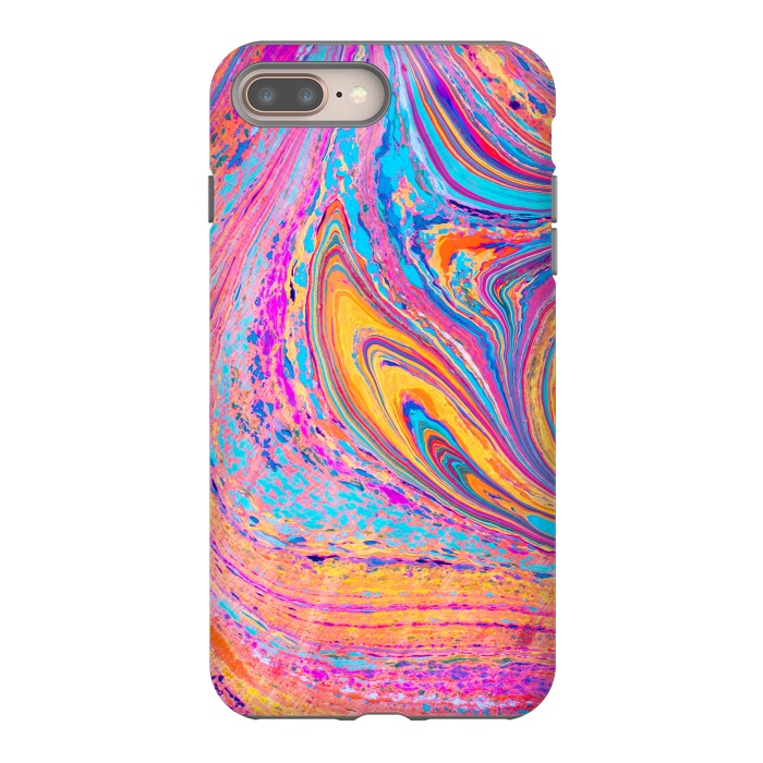 iPhone 7 plus StrongFit Colorful Marbling Artwork by ArtsCase