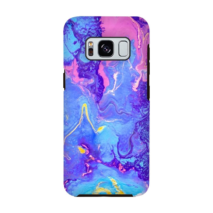 Galaxy S8 StrongFit Colorful Modern Art by ArtsCase