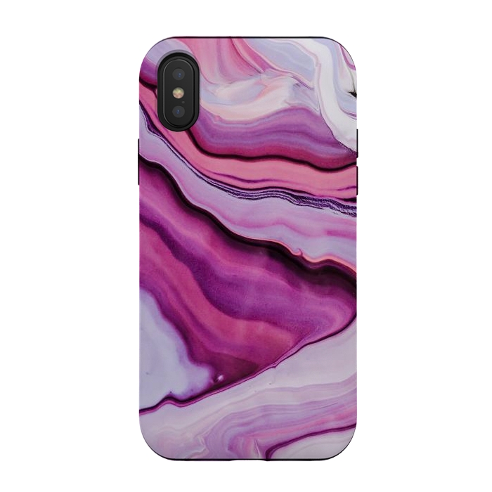 iPhone Xs / X StrongFit Fluid Liquid Marble by ArtsCase