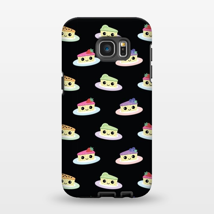 Galaxy S7 EDGE StrongFit Cheesecake pattern by Laura Nagel