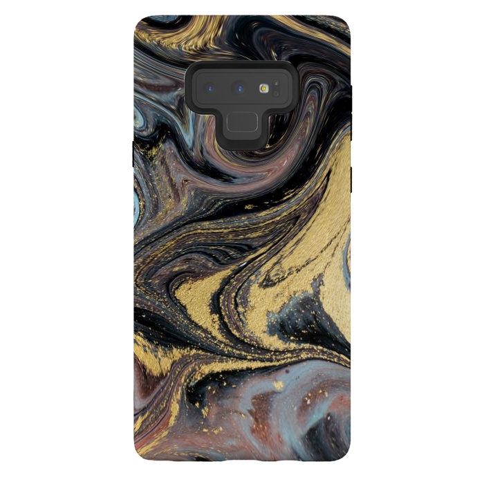 Galaxy Note 9 StrongFit Liquid Marble Design IV by ArtsCase