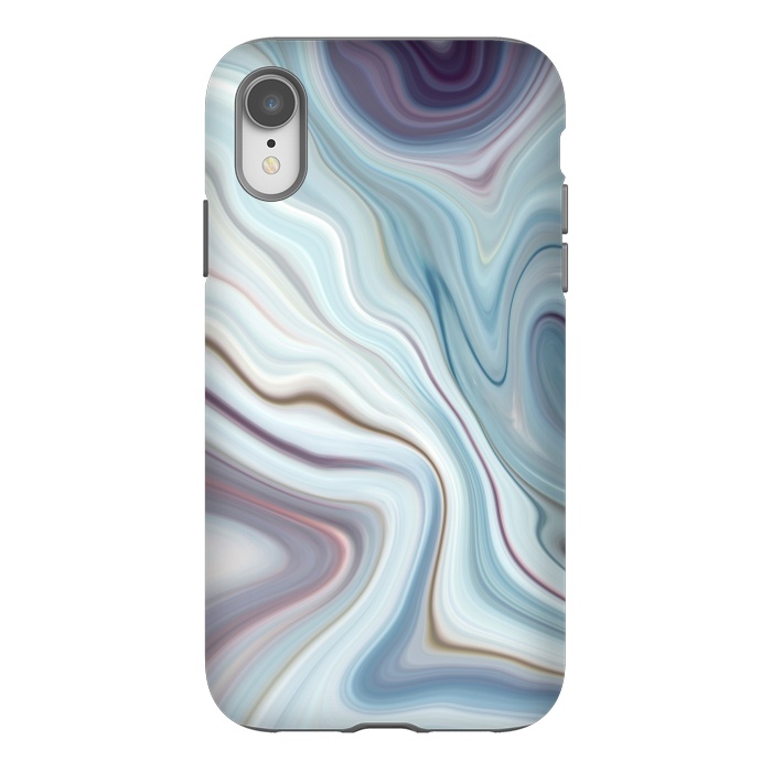 iPhone Xr StrongFit Marble Liquid Pattern by ArtsCase
