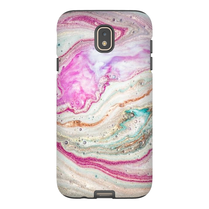 Galaxy J7 StrongFit Natural Luxury Liquid Marble by ArtsCase