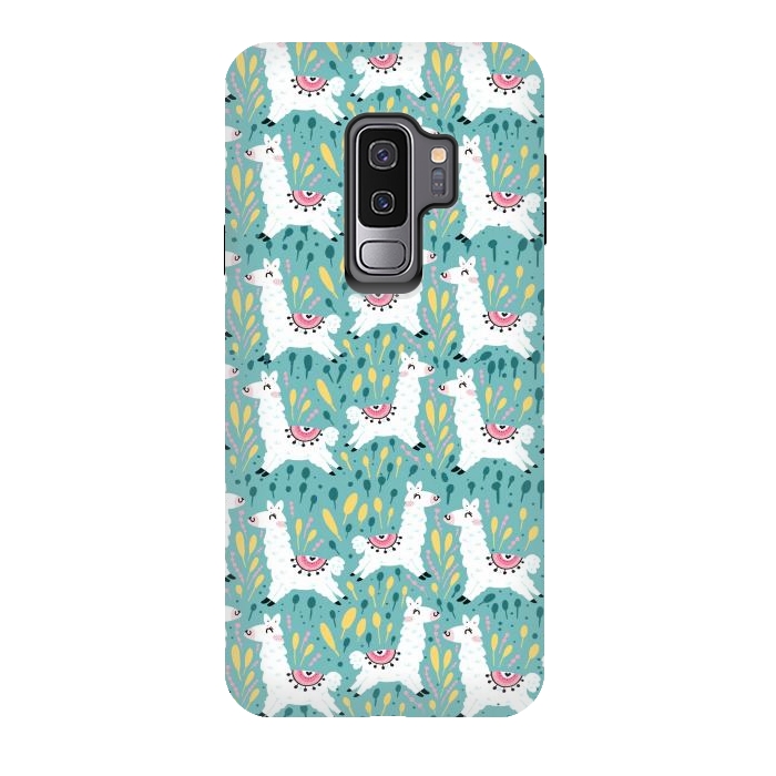 Galaxy S9 plus StrongFit Llama pattern by Maria Jose Da Luz