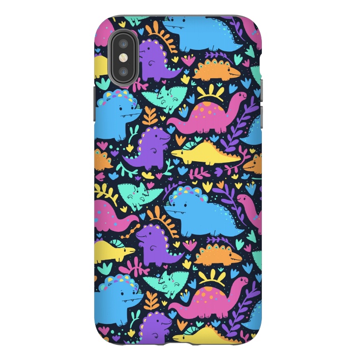 iPhone Xs Max StrongFit Dinos  by Maria Jose Da Luz