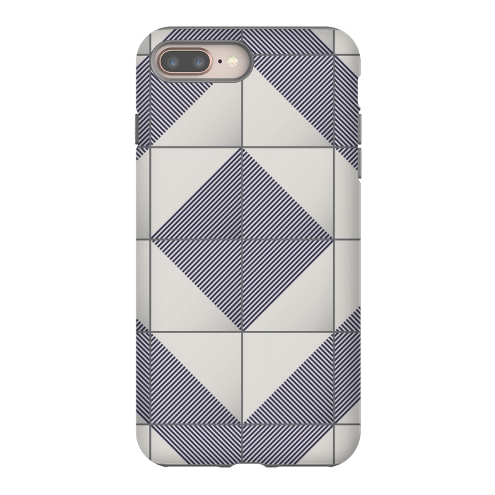 iPhone 7 plus StrongFit diamond blocks pattern by MALLIKA