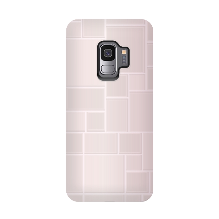 Galaxy S9 StrongFit PINK BLOCKS 2 by MALLIKA