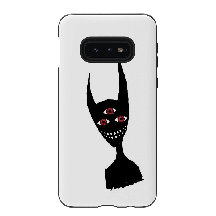 Galaxy S10e StrongFit Dark devil by Laura Nagel