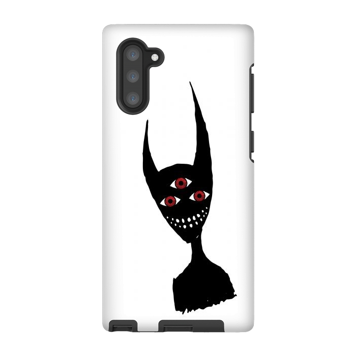 Galaxy Note 10 StrongFit Dark devil by Laura Nagel