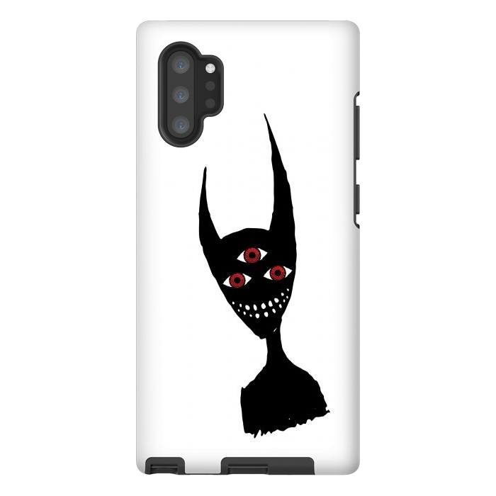 Galaxy Note 10 plus StrongFit Dark devil by Laura Nagel