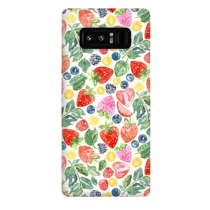 Galaxy Note 8 StrongFit Summer Berries by Tigatiga