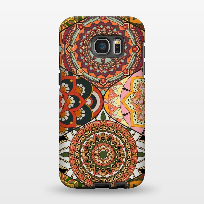 Galaxy S7 EDGE StrongFit Mandala Patchwork Pattern by ArtsCase