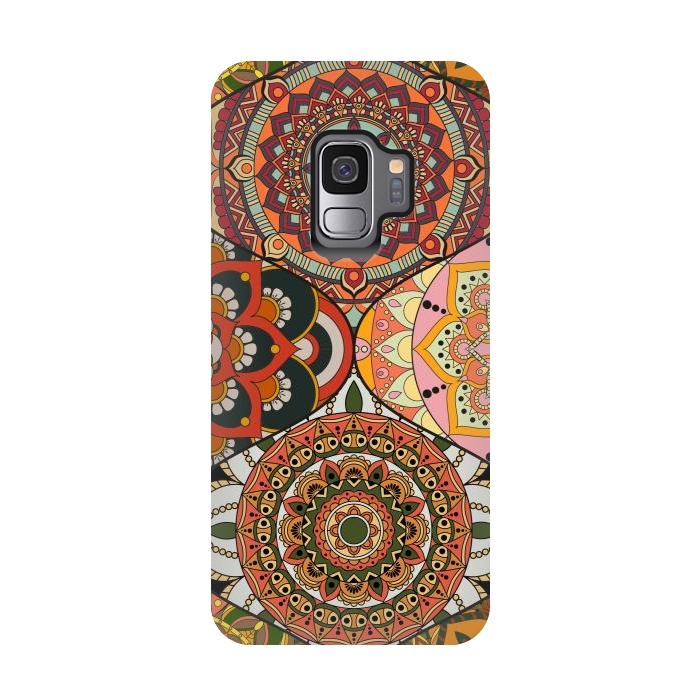 Galaxy S9 StrongFit Mandala Patchwork Pattern by ArtsCase
