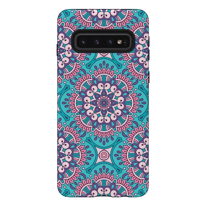 Galaxy S10 StrongFit Oriental Mandala Pattern by ArtsCase