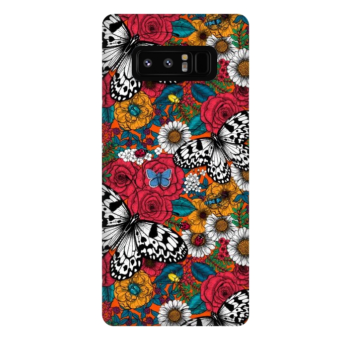 Galaxy Note 8 StrongFit A colorful garden by Katerina Kirilova