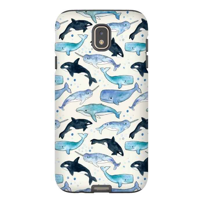 Galaxy J7 StrongFit Whales, Orcas & Narwhals by Tangerine-Tane