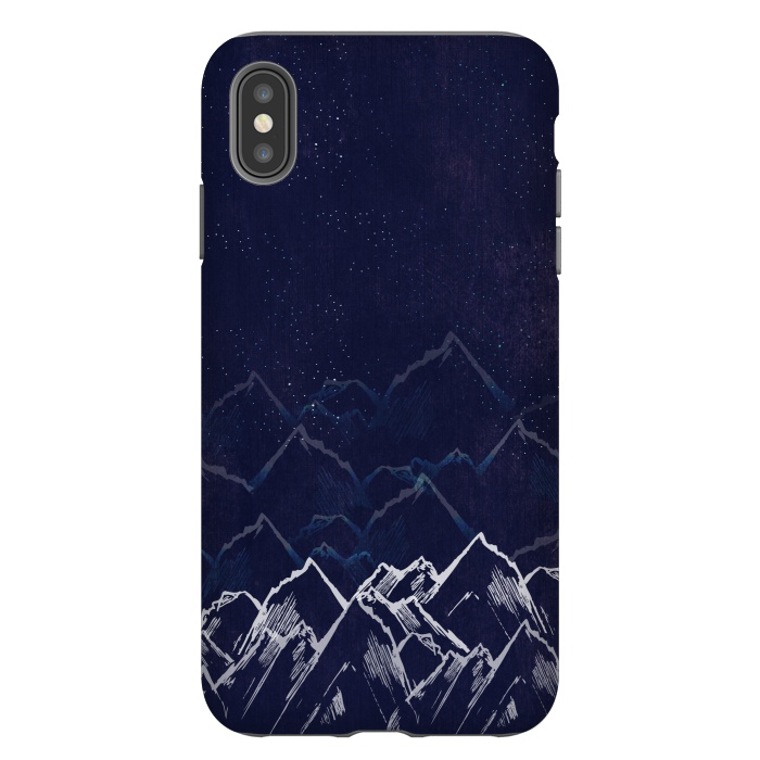 iPhone Xs Max StrongFit Mountain Mist by Rose Halsey