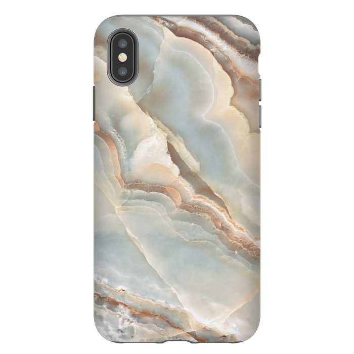 iPhone Xs Max StrongFit Onyx Marble Design by ArtsCase