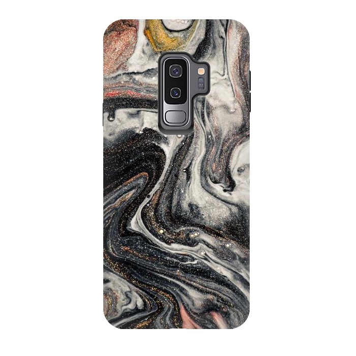 Galaxy S9 plus StrongFit Swirls of Marble and The Ripples of Agate by ArtsCase