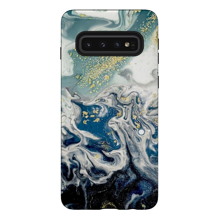 Galaxy S10 StrongFit Trendy artwork Marble by ArtsCase