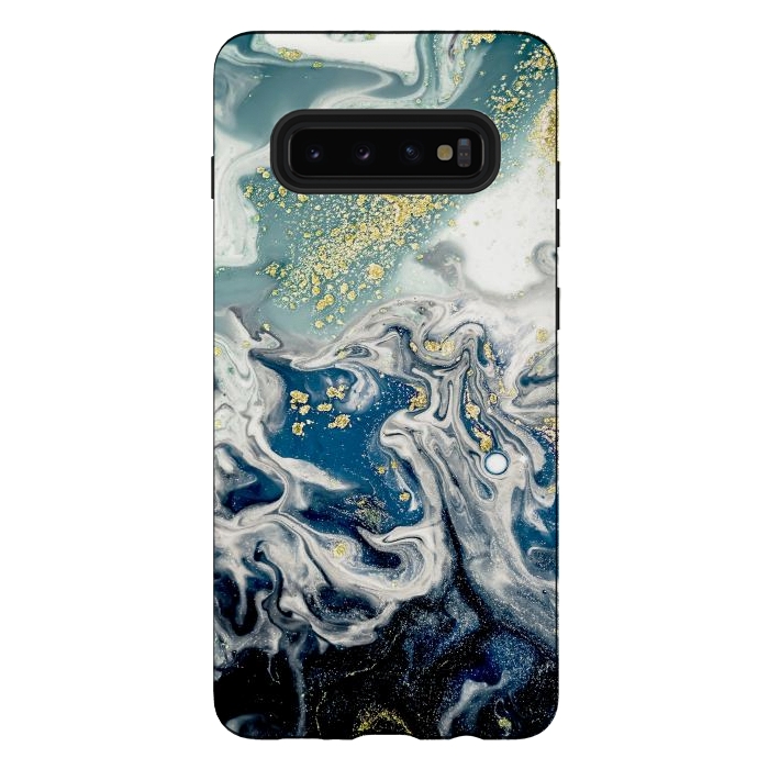 Galaxy S10 plus StrongFit Trendy artwork Marble by ArtsCase