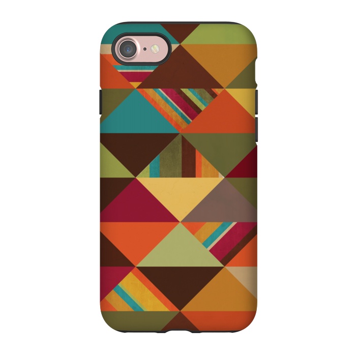 iPhone 7 StrongFit Autumn Triangles by Noonday Design
