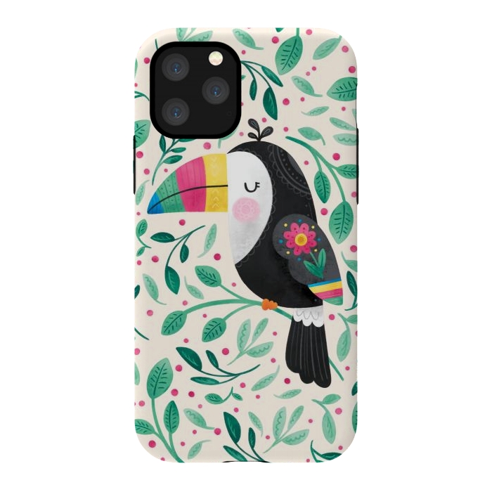 iPhone 11 Pro StrongFit Cheeky Toucan by Noonday Design
