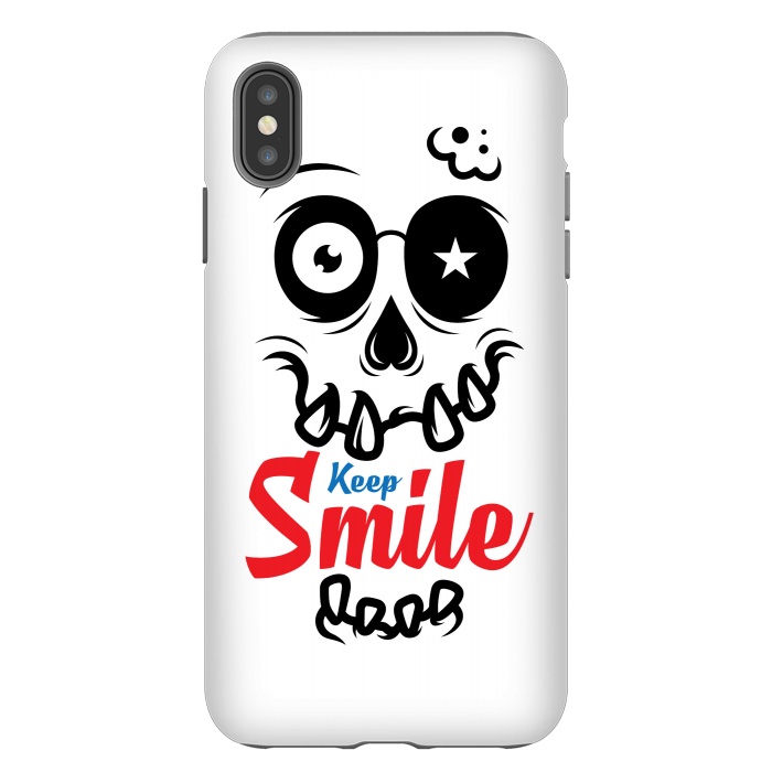 iPhone Xs Max StrongFit Keep Smile by Afif Quilimo