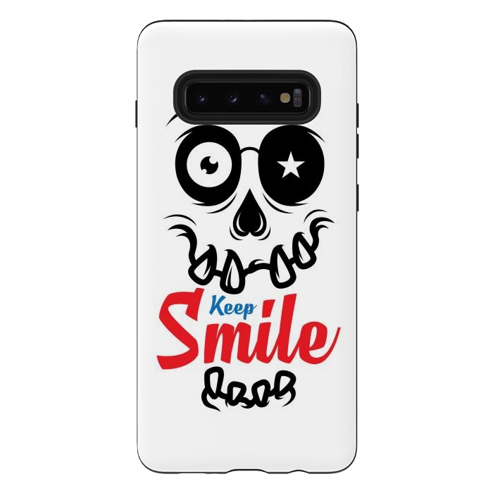 Galaxy S10 plus StrongFit Keep Smile by Afif Quilimo