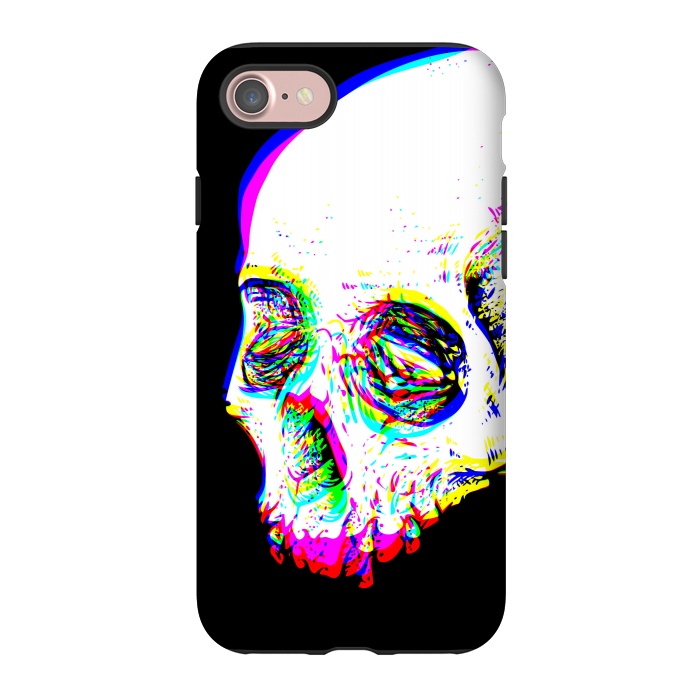iPhone 7 StrongFit Skull Glitch by Afif Quilimo