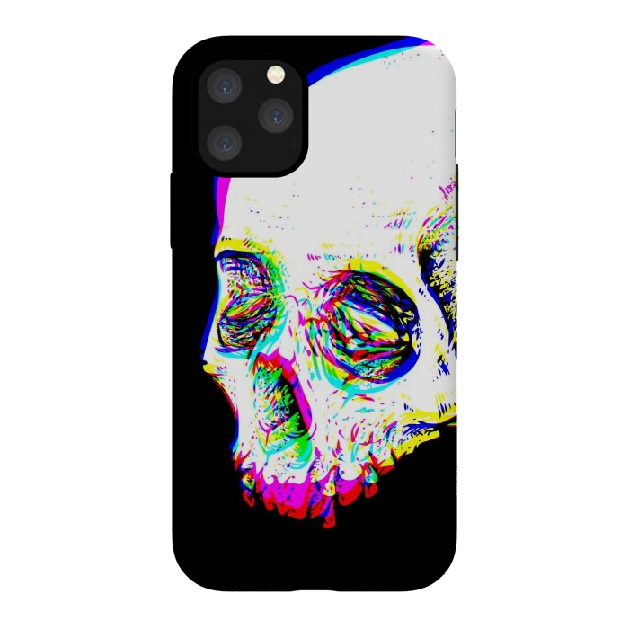 iPhone 11 Pro StrongFit Skull Glitch by Afif Quilimo