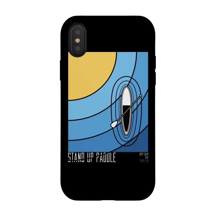 iPhone Xs / X StrongFit Stand up Paddle 1 by Afif Quilimo
