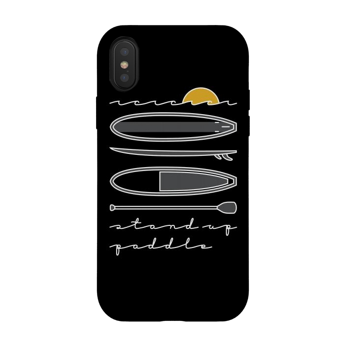 iPhone Xs / X StrongFit Stand up Paddle 2 by Afif Quilimo