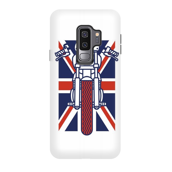 Galaxy S9 plus StrongFit British Biker by Afif Quilimo