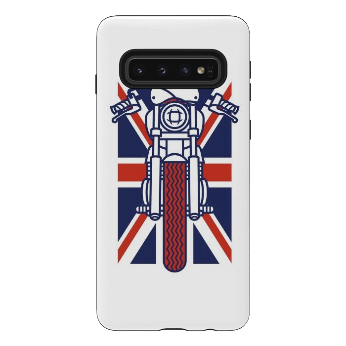 Galaxy S10 StrongFit British Biker by Afif Quilimo