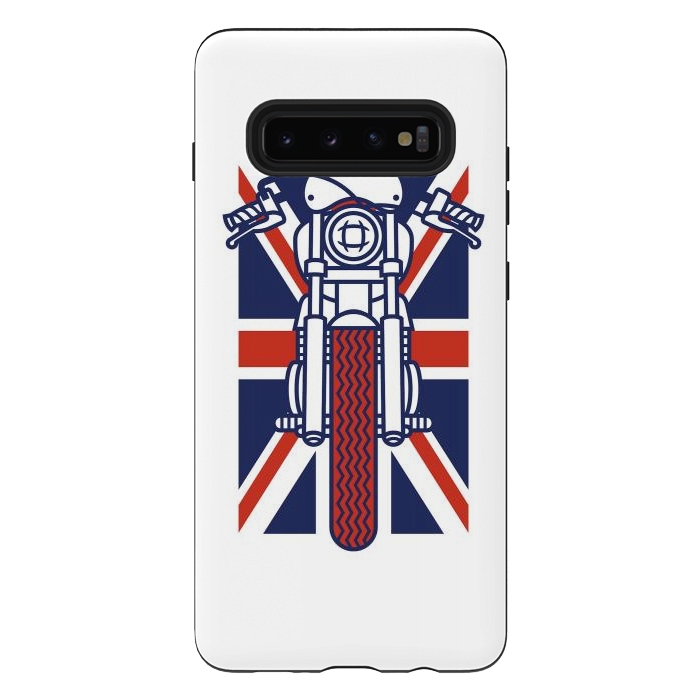Galaxy S10 plus StrongFit British Biker by Afif Quilimo