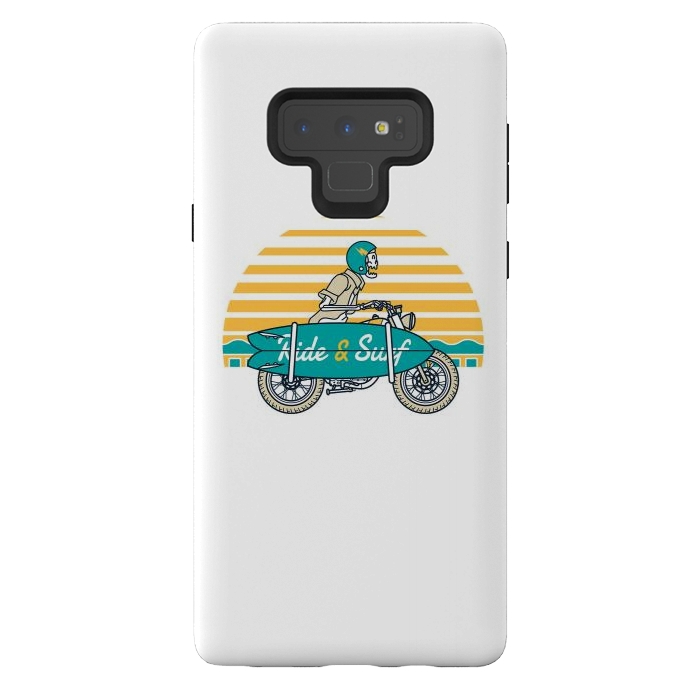 Galaxy Note 9 StrongFit Ride and Surf by Afif Quilimo