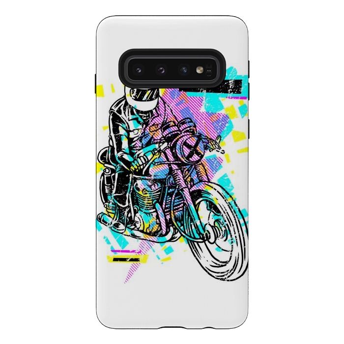 Galaxy S10 StrongFit Pop Biker by Afif Quilimo
