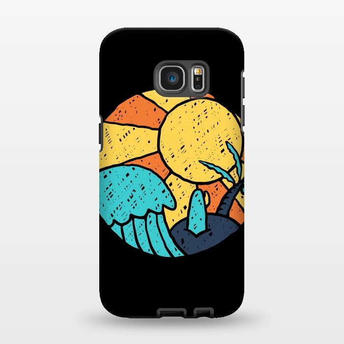 Galaxy S7 EDGE StrongFit Beach Vibes by Afif Quilimo