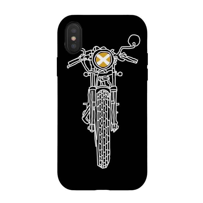 iPhone Xs / X StrongFit Biker by Afif Quilimo
