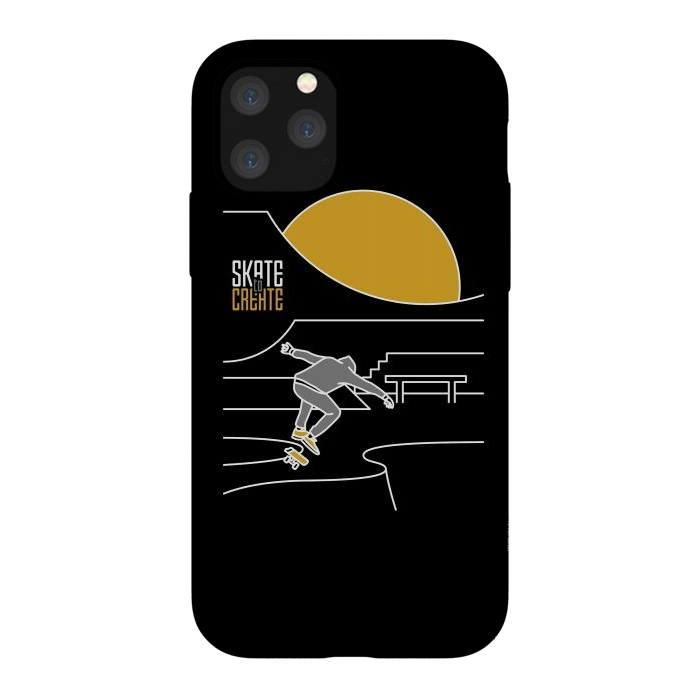 iPhone 11 Pro StrongFit Skate to Creat by Afif Quilimo