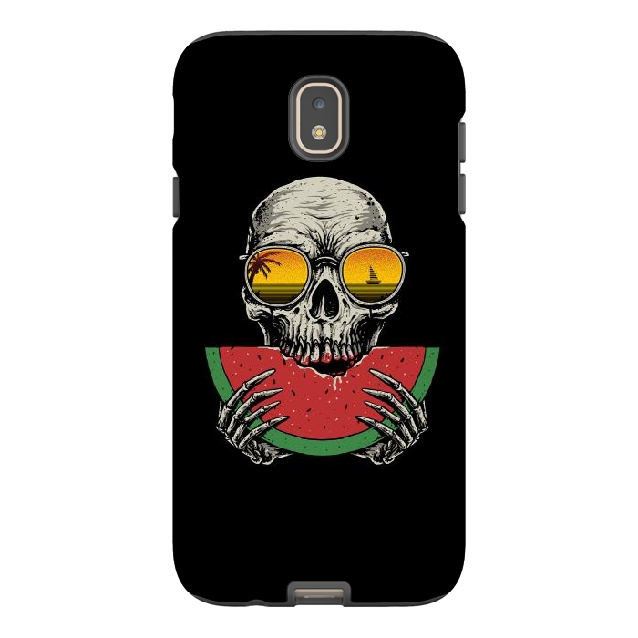 Galaxy J7 StrongFit Watermelon Skull by Afif Quilimo