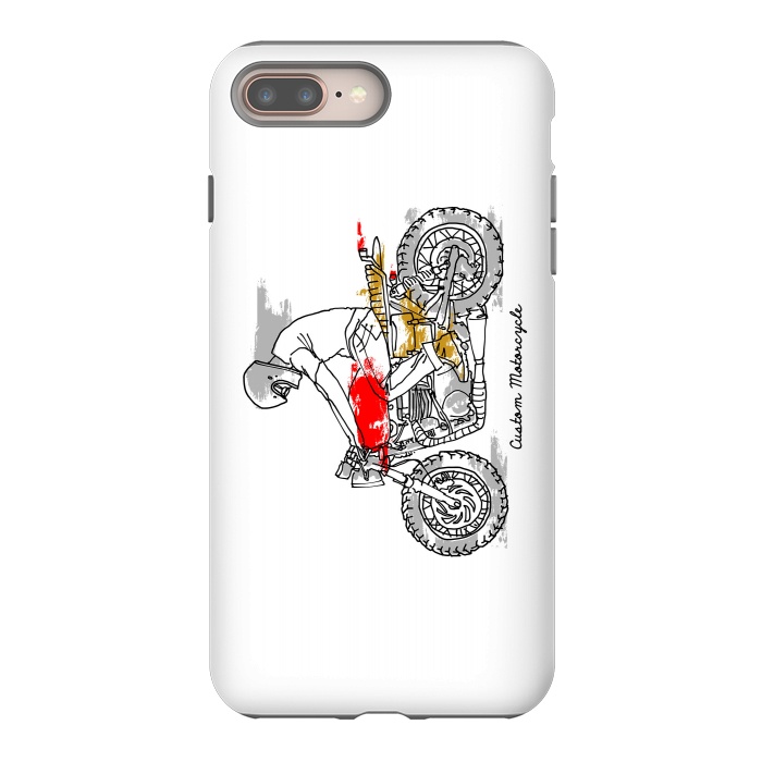 iPhone 7 plus StrongFit Custom Motorcycle by Afif Quilimo