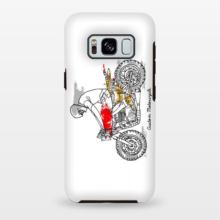Galaxy S8 plus StrongFit Custom Motorcycle by Afif Quilimo