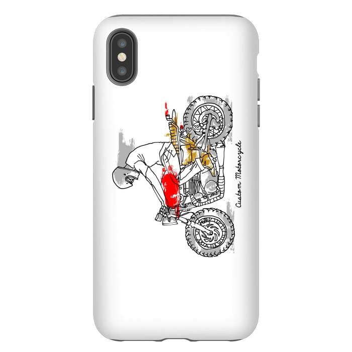 iPhone Xs Max StrongFit Custom Motorcycle by Afif Quilimo