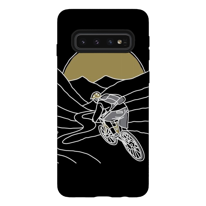Galaxy S10 StrongFit Mountain Biker 2 by Afif Quilimo