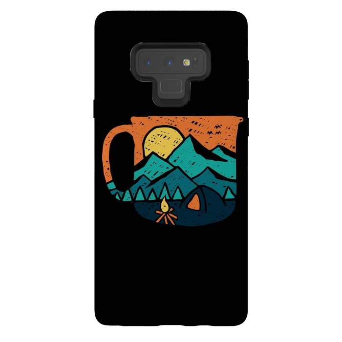 Galaxy Note 9 StrongFit Coffee and Adventure by Afif Quilimo