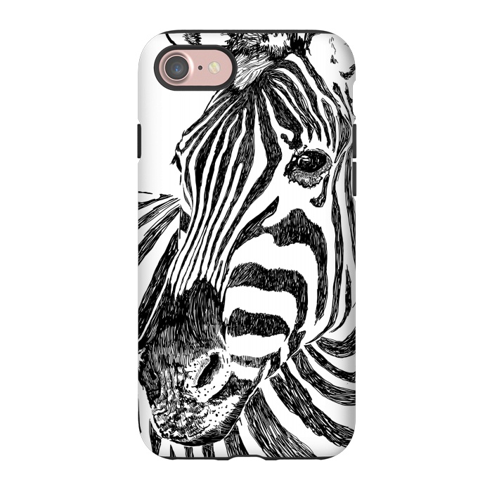 iPhone 7 StrongFit Zebra by Uma Prabhakar Gokhale